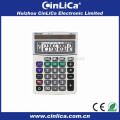 12 digit dual power check function currency converter with desktop calculator